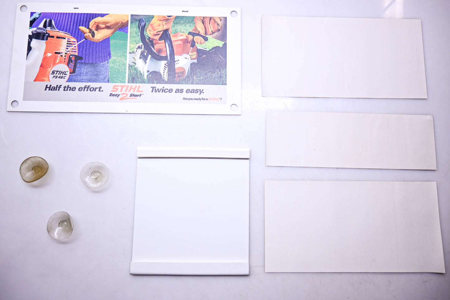 OEM Stihl ZB025-14 Open Close Sign Kit