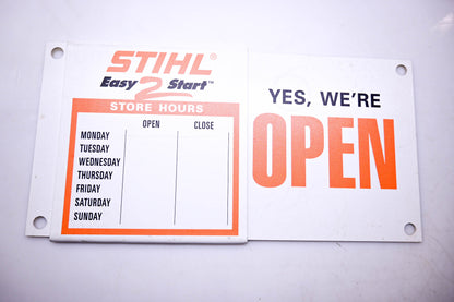 OEM Stihl ZB025-14 Open Close Sign Kit