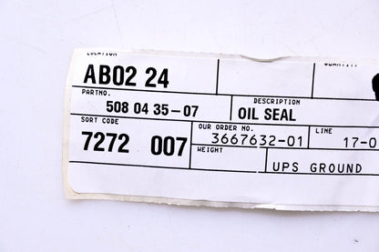 New OEM Husqvarna 508043507, 508 04 35-07 Oil Seals Qty 2 NOS