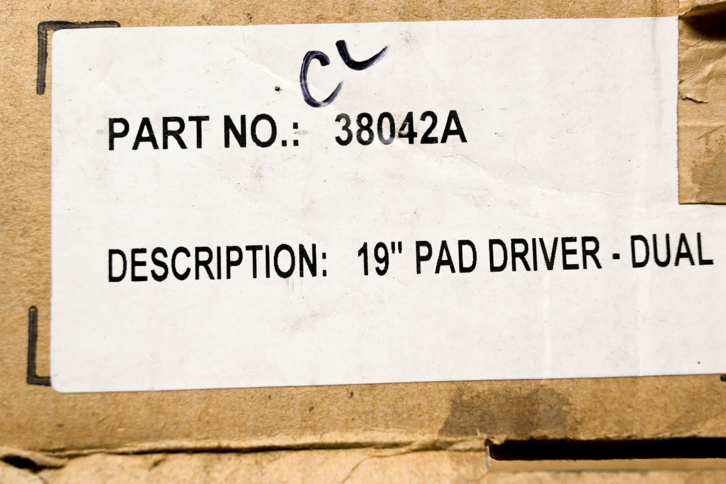 Clark 38042A Pad Driver NOS