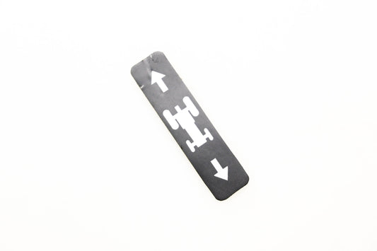 Kubota TA040-49290 Shuttle Mark Decal NOS