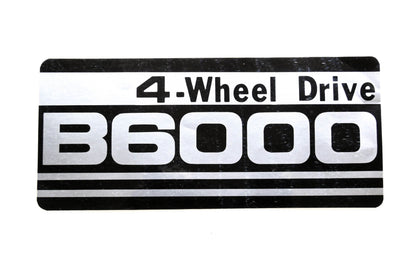 Kubota 66601-48180 4-Wheel Drive B6000 Decal NOS