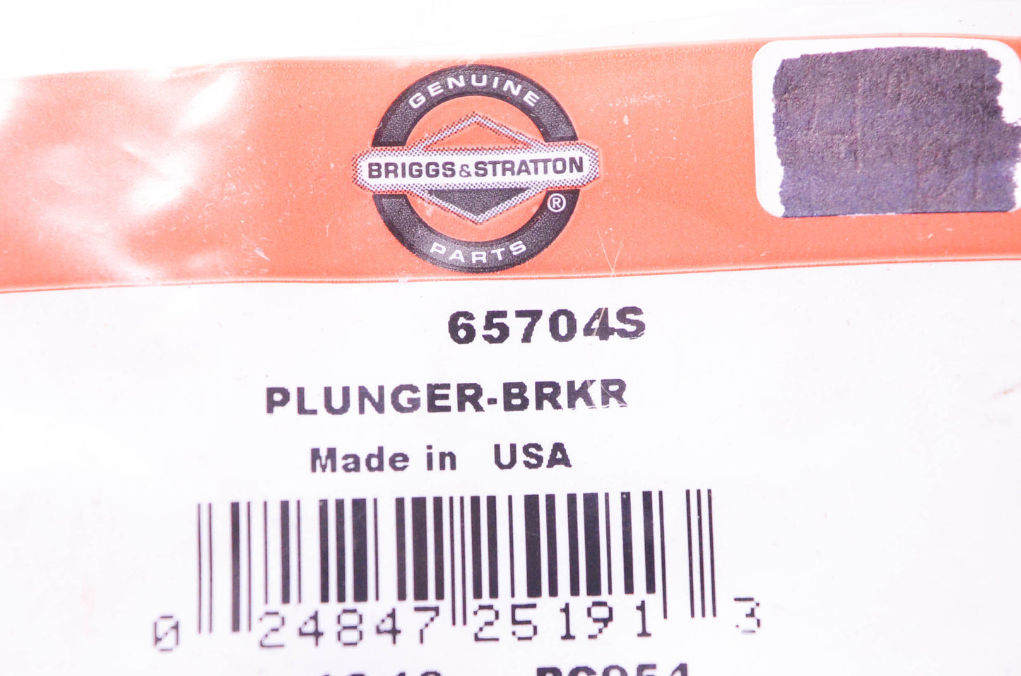 New OEM Briggs & Stratton 65704S Breaker Plunger NOS