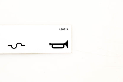 Gehl L68513 Ignition/Horn Decal fits 552 553 NOS