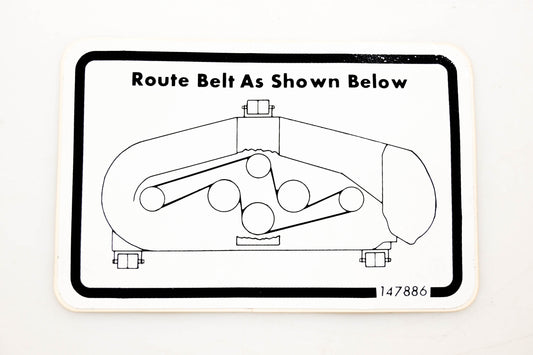 Kubota 70050-02668, 147886 Decal NOS