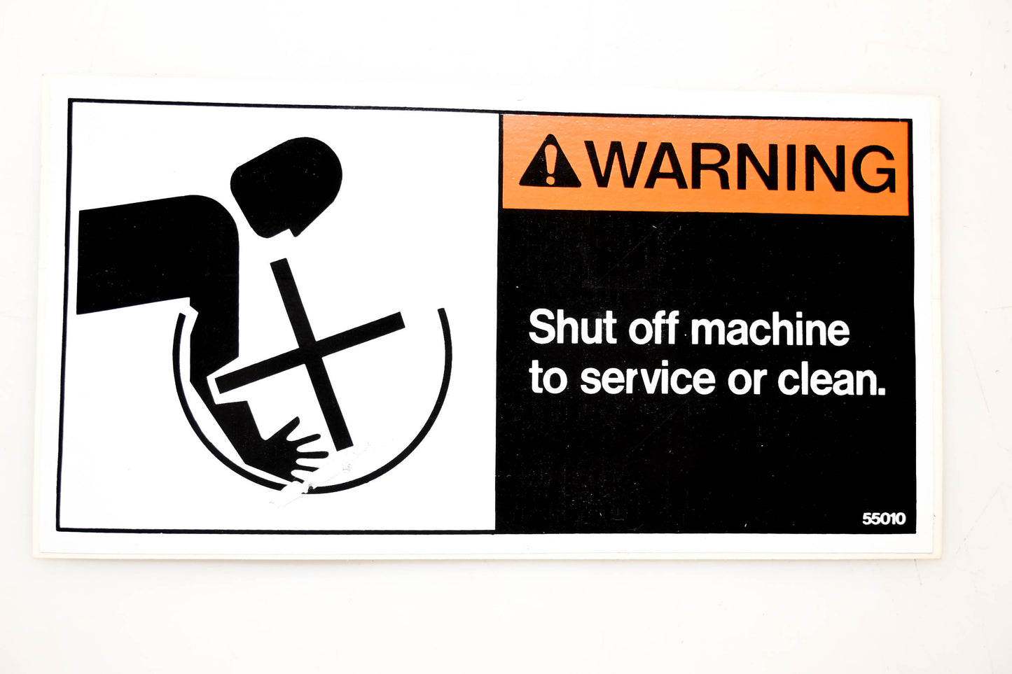 Stone 55010, ST55010 Warning Shut Off Decal NOS