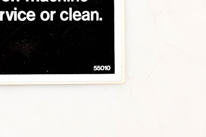 Stone 55010, ST55010 Warning Shut Off Decal NOS