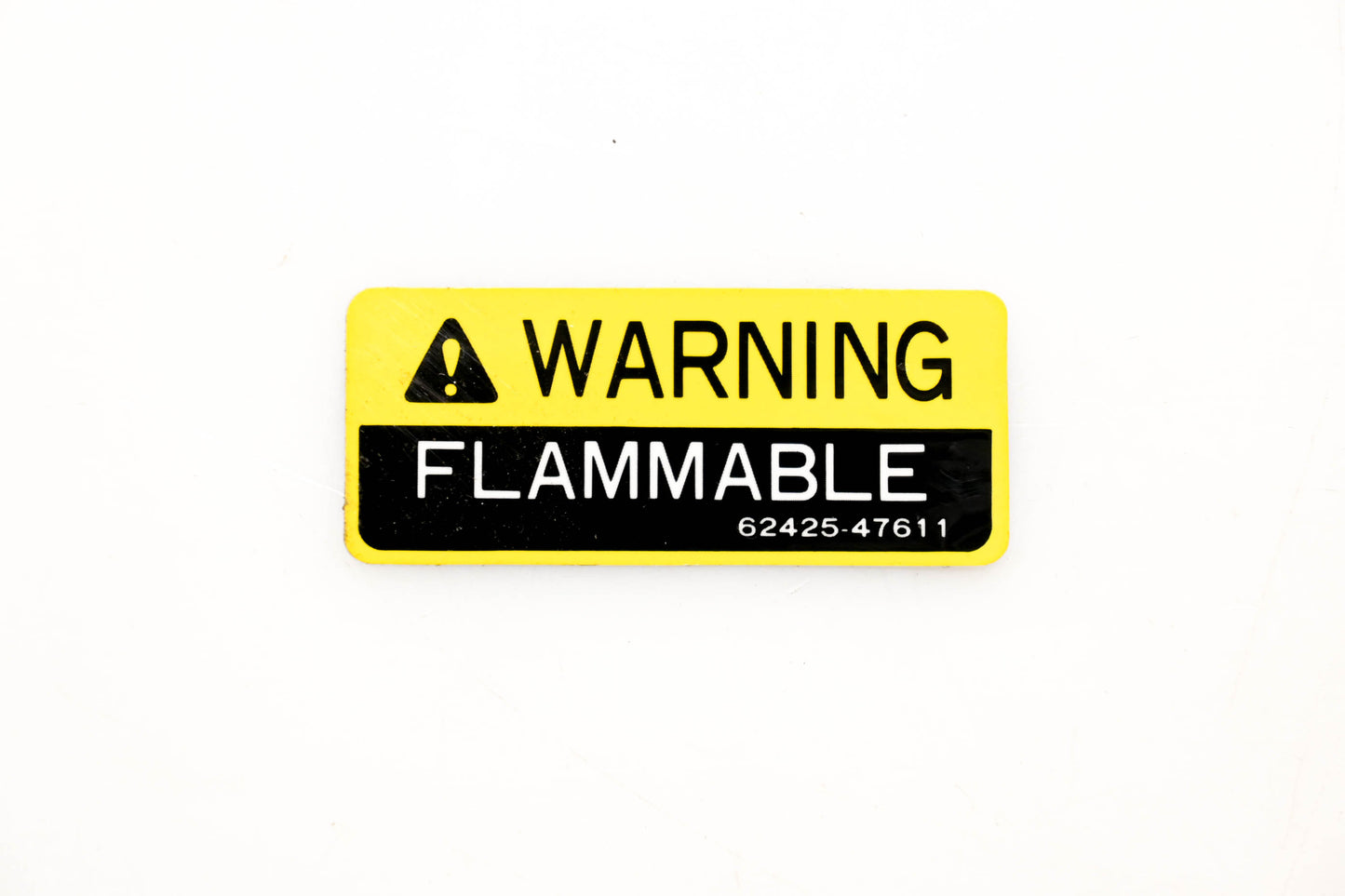 Kubota 62425-47611 Warning Flammable Decal NOS