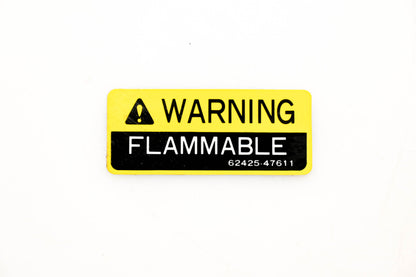 Kubota 62425-47611 Warning Flammable Decal NOS