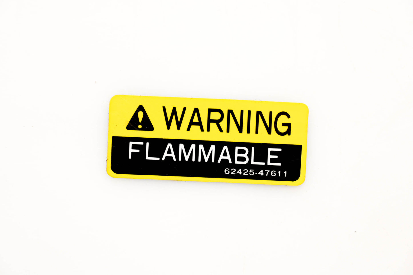 Kubota 62425-47611 Warning Flammable Decal NOS