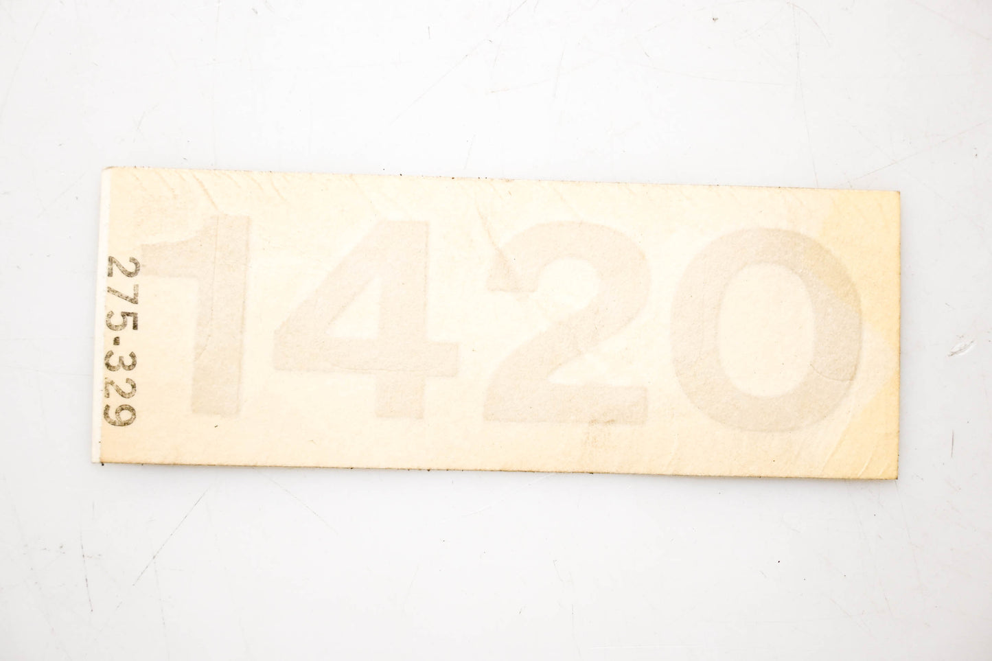 Ditch Witch 275-329 Model ID Decal NOS