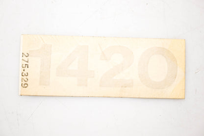 Ditch Witch 275-329 Model ID Decal NOS