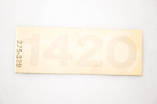 Ditch Witch 275-329 Model ID Decal NOS