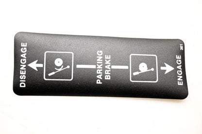 Ditch Witch 275-361, 361 Parking Brake Decal NOS