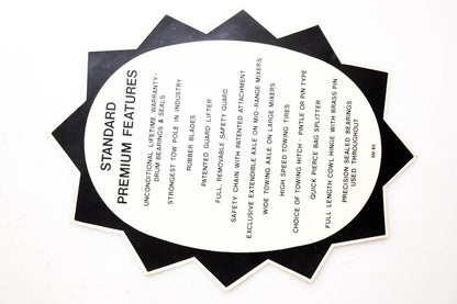 Stone SN-65 Standard Premium Features Decal NOS