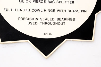Stone SN-65 Standard Premium Features Decal NOS