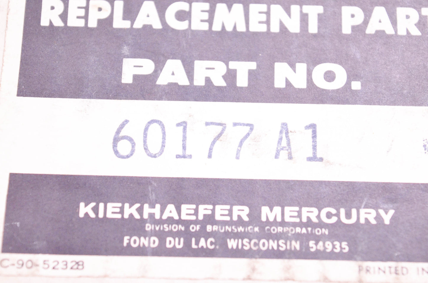 Aftermarket 60177A1, A-60177A1 Distributor Cap Rebuild Kit NOS