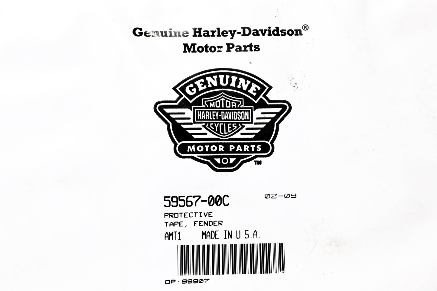 New OEM Harley-Davidson 59567-00C Fender Protective Tape NOS
