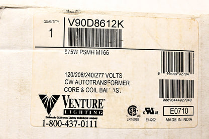 Venture Lighting V90D8612K Pulse Start Ballast NOS