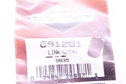 New OEM Briggs & Stratton 691281 Choke Link NOS