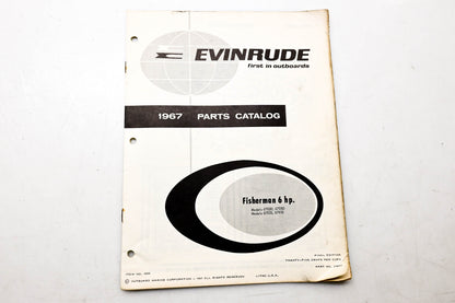 OMC 4393, 278871 Evinrude 1967 Parts Catalog Fisherman