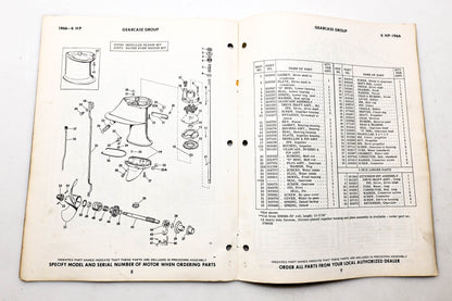 OMC 4315, 278776 Evinrude Parts Catalog 1966 Fisherman