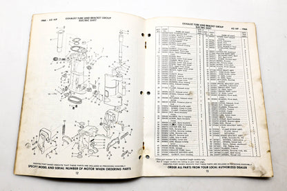 OMC 4320, 278782 Evinrude Parts Catalog 1966 Lark