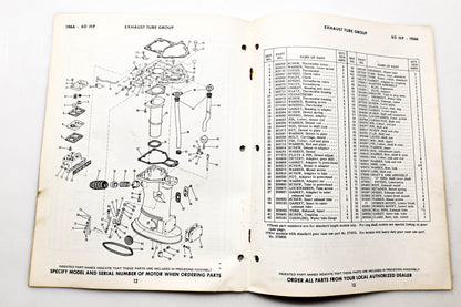 OMC 4321, 278784 Evinrude Parts Catalog 1966 Sportfour
