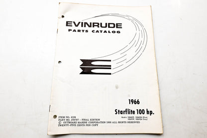 OMC 4324, 278787 Evinrude Parts Catalog 1966 Starflite