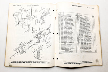OMC 4324, 278787 Evinrude Parts Catalog 1966 Starflite