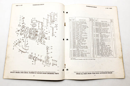 OMC 4615, 279130 Evinrude Parts Catalog 1969 Fisherman