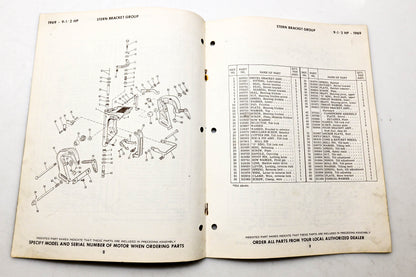 OMC 4616, 279131 Evinrude Parts Catalog 1969 Sportwin