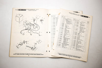 OMC 4325, 278791 Evinrude Parts Catalog 1966 Outboard Accessories