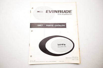 OMC 4399, 278878 Evinrude Parts Catalog 1967 Lark