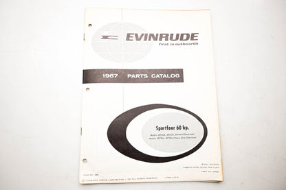OMC 4400, 278880 Evinrude Parts Catalog 1967 Sportfour