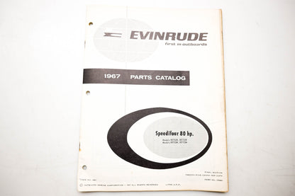 OMC 4401, 278881 Evinrude Parts Catalog 1967 Speedifour