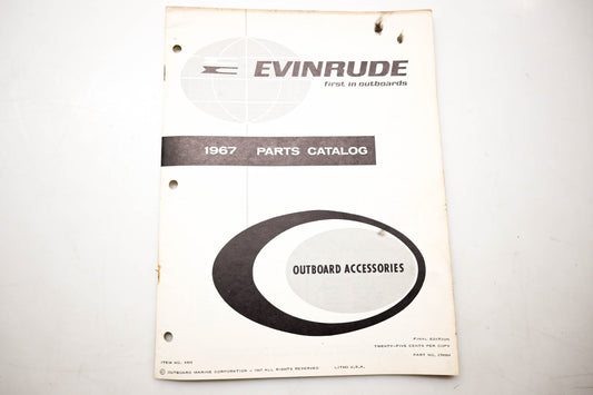OMC 4404, 278884 Evinrude Parts Catalog 1967 Outboard Accessories