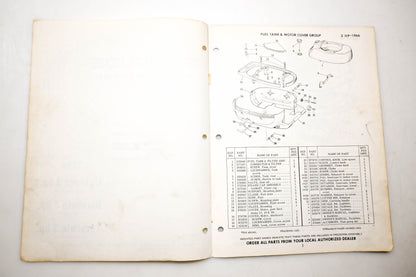 OMC 4313, 278774 Evinrude Parts Catalog 1966 Lightwin Ducktwin Yachtwin