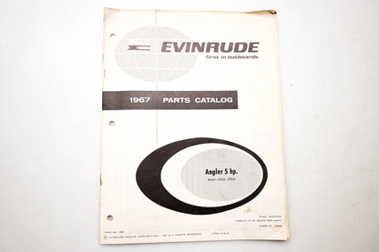 OMC 4392, 278870 Evinrude Parts Catalog 1967 Angler