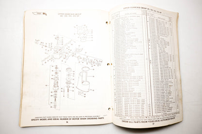 OMC 4611, 383857 Stern Drive Parts Catalog 1969