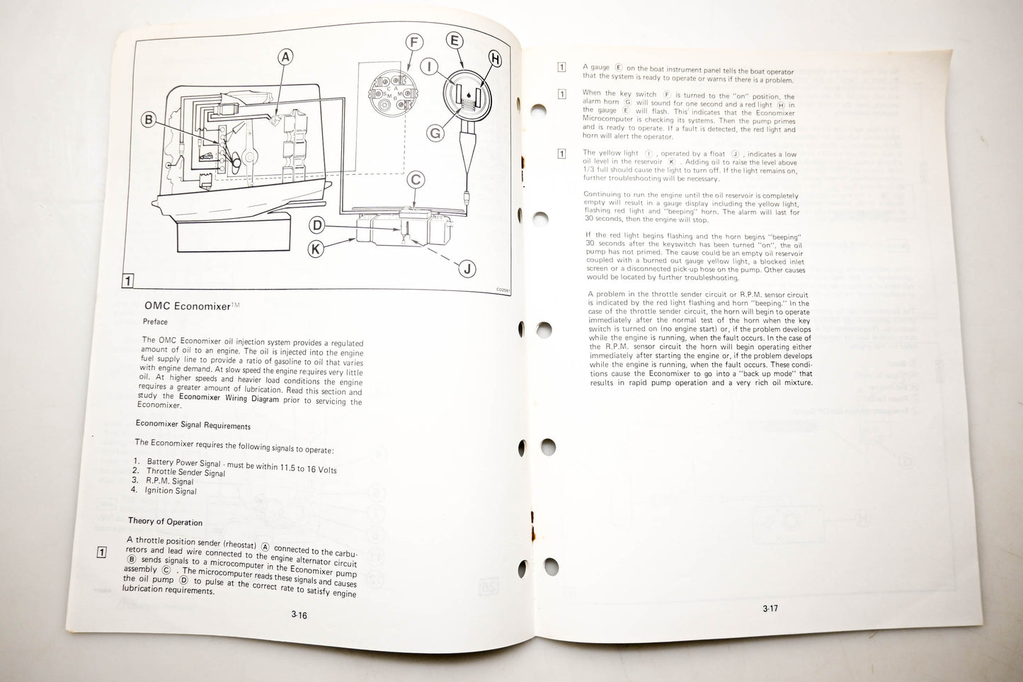 OMC 174156-3 Accessories Service Manual Section 3 Fuel Systems