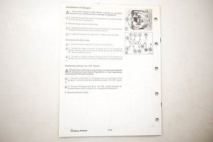 OMC 174156-5 Accessories Service Manual Section 5 Instruments