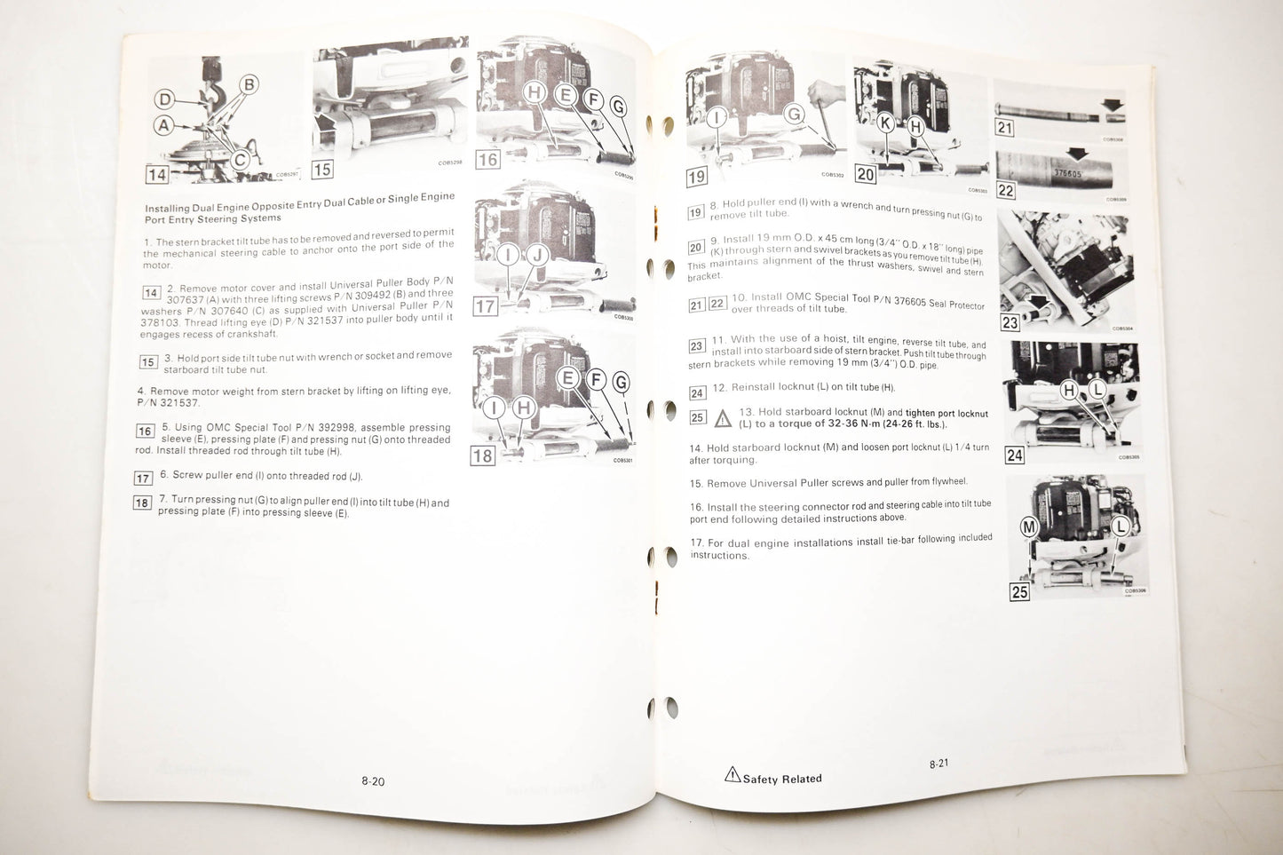 OMC 174156-8 Accessories Service Manual Section 8