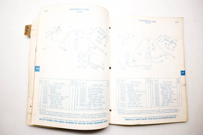 Evinrude 279507, 4838 Outboard Parts Catalog 1972