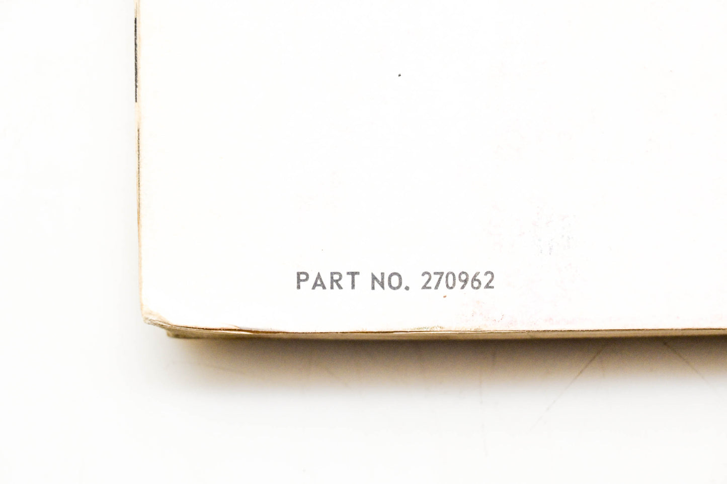 OEM Briggs & Stratton 270962 Service & Repair Instructions