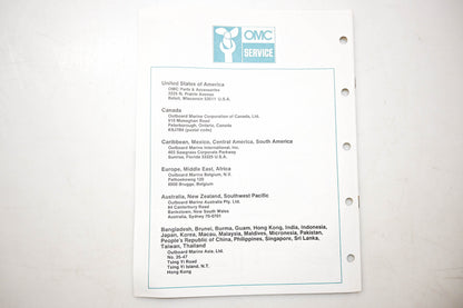 OMC 432220 Parts Catalog 30/35 Models