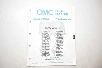 OMC 432221 Parts Catalog 40/50 Models