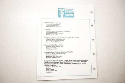 OMC 432221 Parts Catalog 40/50 Models