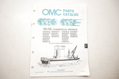 OMC 432223 Parts Catalog 45/55 Commercial Models