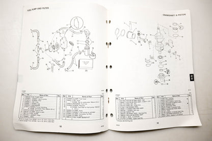 OMC 432223 Parts Catalog 45/55 Commercial Models